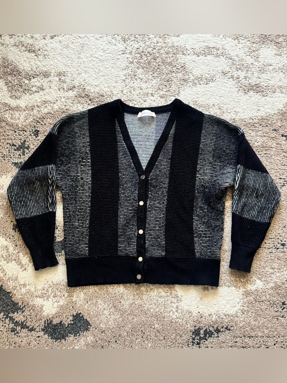 Philosophy Button Striped Cardigan Fall
